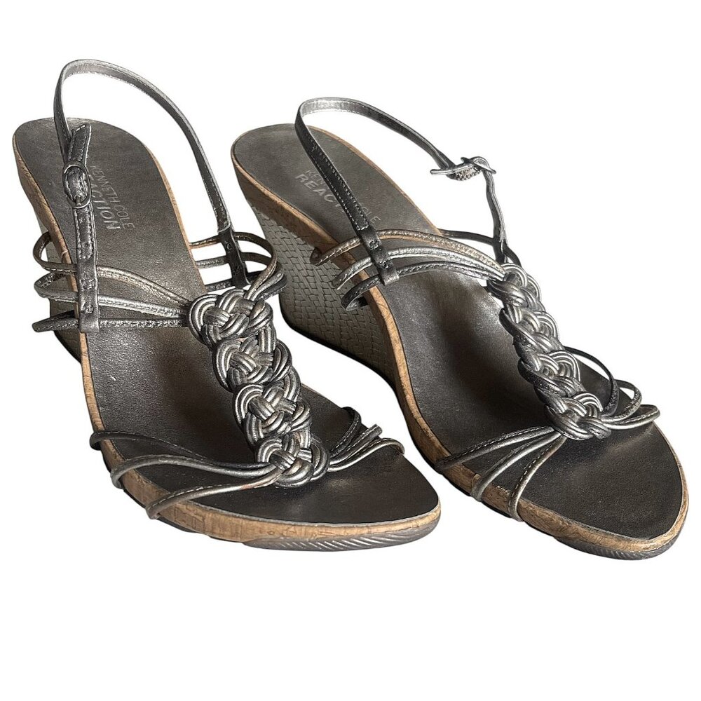 Kenneth Cole Reaction Braided Wedge Sandals – Elegance Meets Everyday Comfort 6